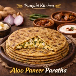 aloo paneer paratha